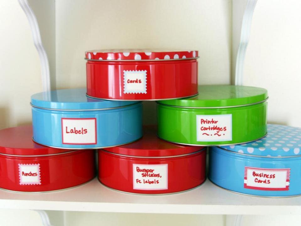 Cookie Tin Storage