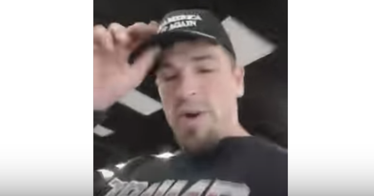 A man was fired after he refused to service a man wearing a “Make America Great Again” hat and “TRUMP” shirt at a vape store in Georgia. (Photo: YouTube)