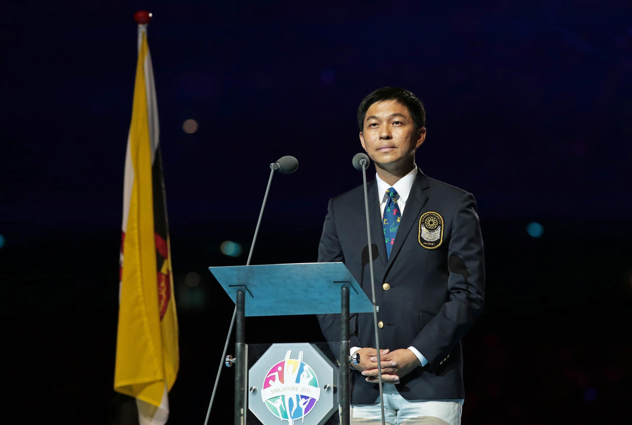 SNOC president Tan Chuan-Jin during the 2015 SEA Games in Singapore.