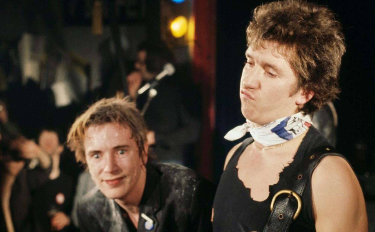 John Lydon and Steve Jones of the Sex Pistols in 1977 - Kevin Cummins/Getty