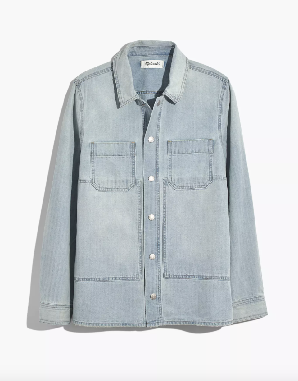 Herringbone Denim Chore Jacket