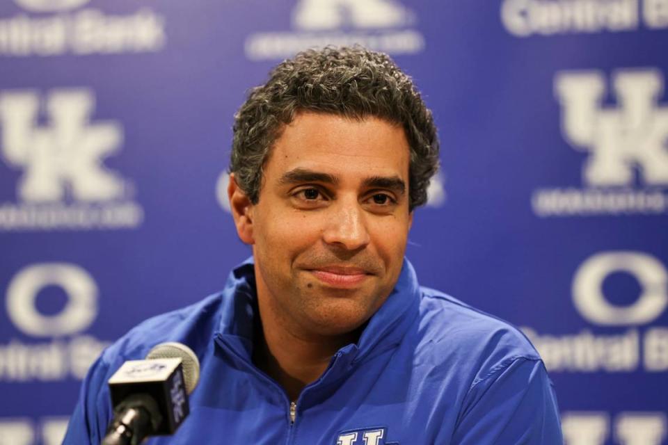 Bush Hamdan will be the sixth different coach to hold the offensive coordinator title in Mark Stoops’ 12 seasons at Kentucky.