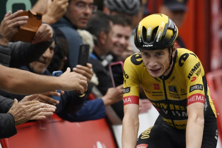 Jonas Vingegaard during last year's Vuelta a Espana (MIGUEL RIOPA)