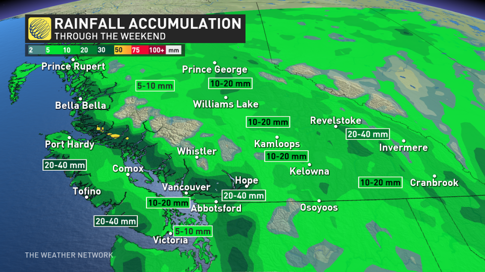 BC Rainfall Totals