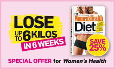 <b>Order your copy of the <i>Women's Health</i> Diet book today! Click here to order</b>