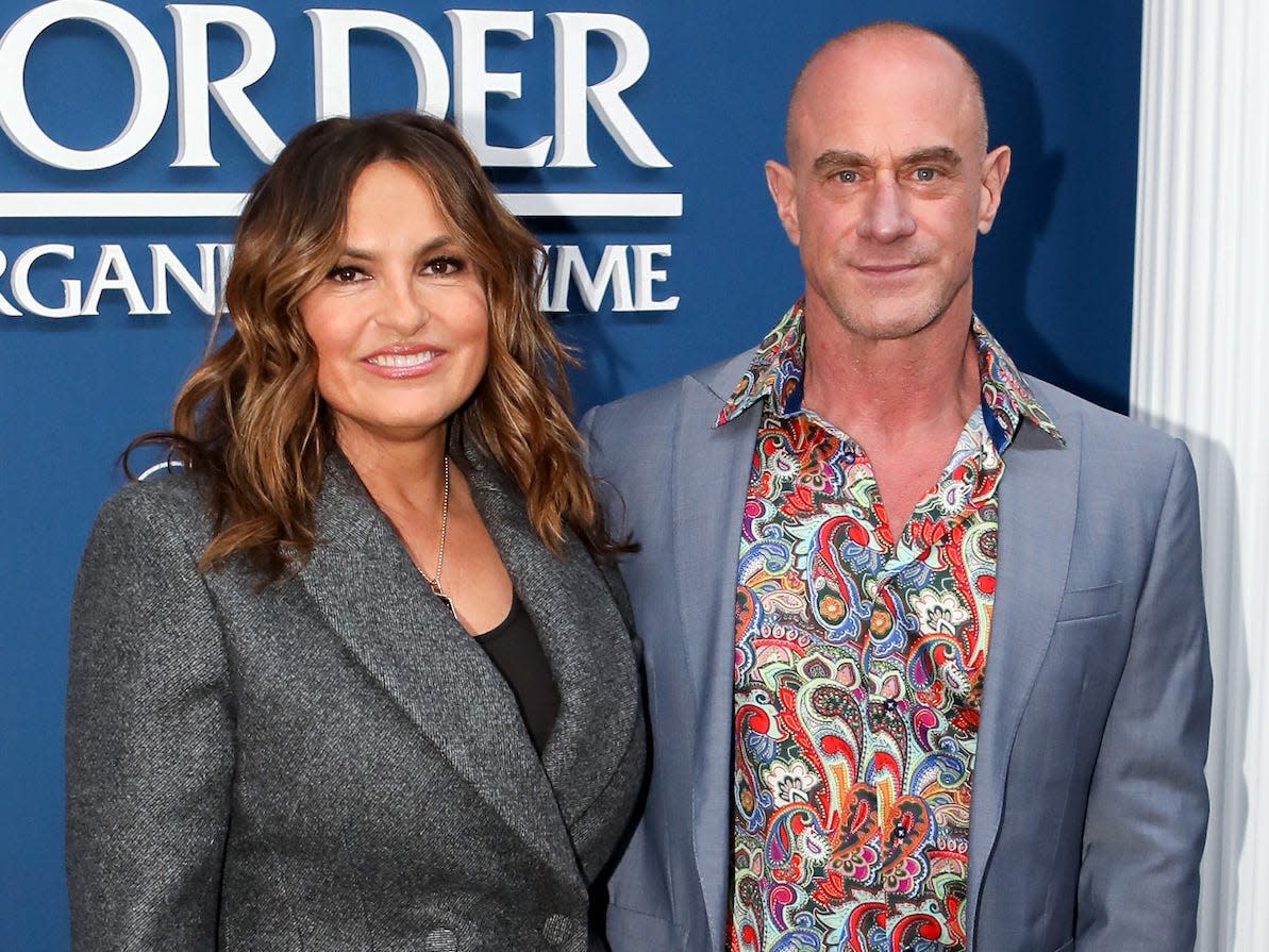 Mariska Hargitay and Christopher Meloni in 2022.