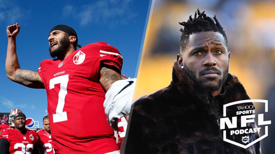 Yahoo Sports’ Charles Robinson and Terez Paylor discuss Colin Kaepernick’s settlement and Antonio Brown’s future on the Yahoo Sports NFL Podcast.