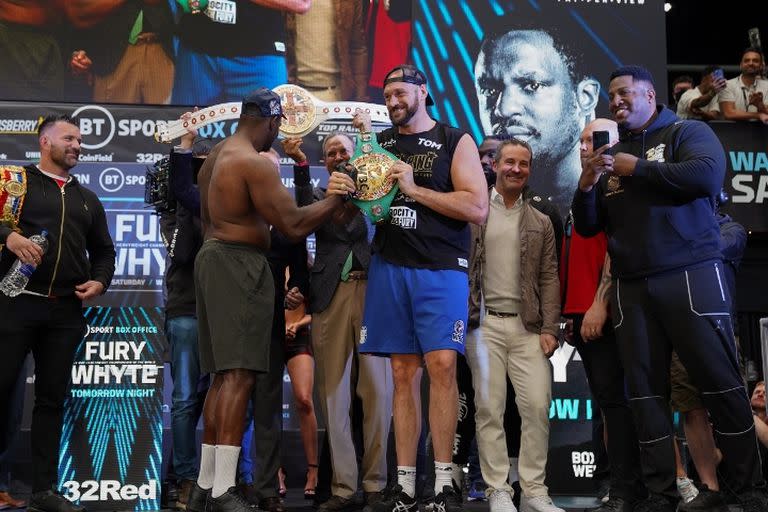 Tyson Fury y Dillian Whyte se medirán este sábado en Wembley, ante 94.000 personas