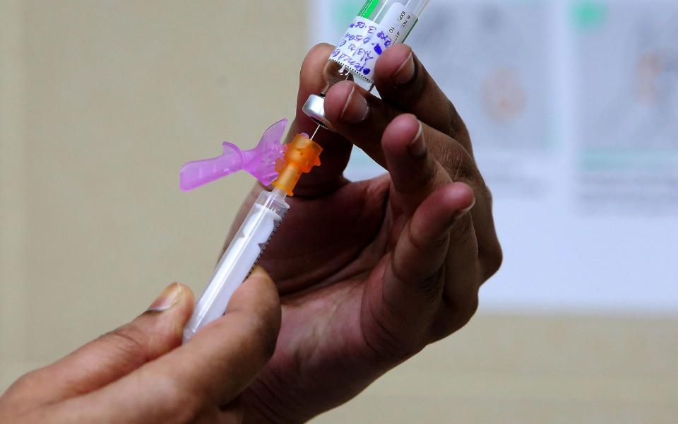 The AstraZeneca vaccine - YASSER AL-ZAYYAT/ AFP