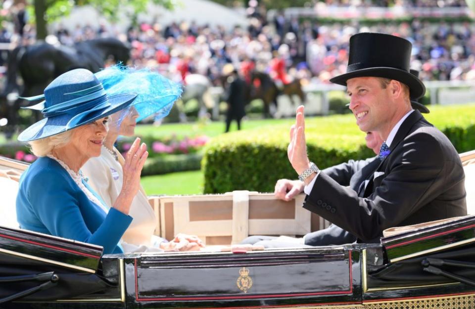 On Wednesday, William attended the Royal Ascot with several members of the royal family. WireImage