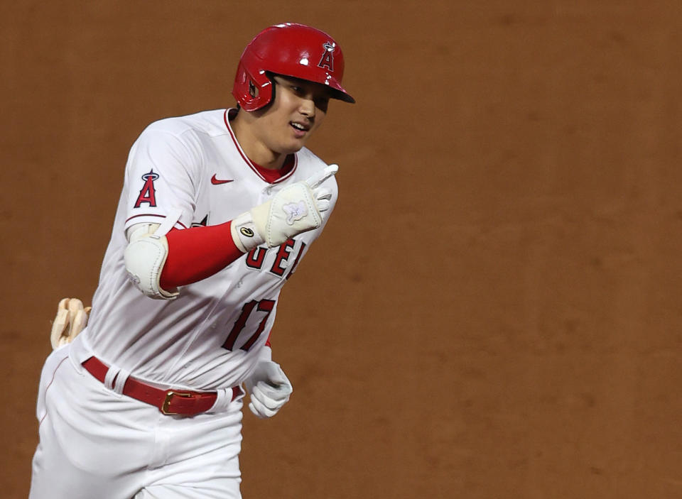 Shohei Ohtani will be busy during MLB's All-Star festivities. (Ronald Martinez/Getty Images)