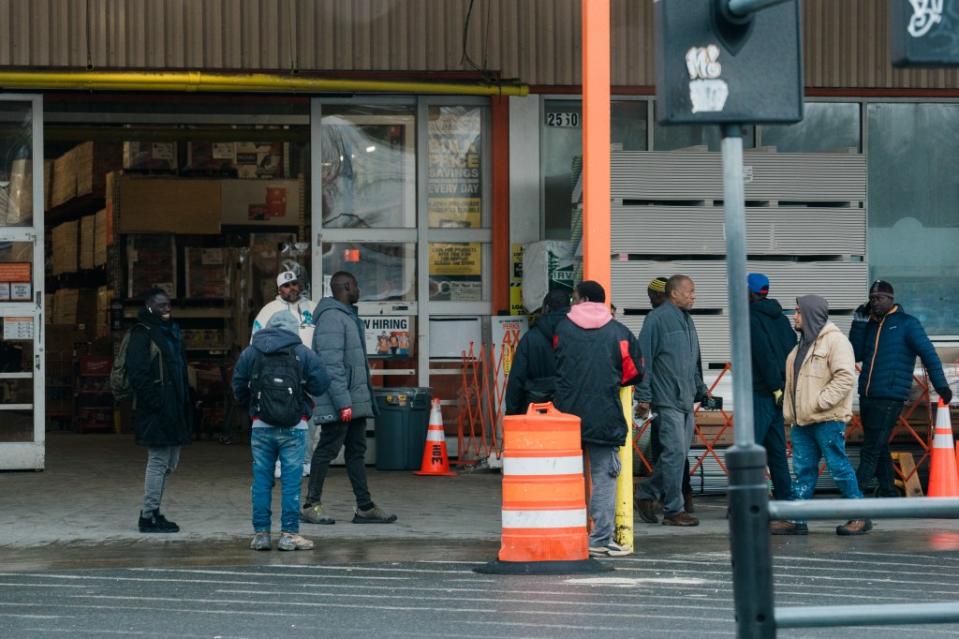 Home Depot corporate spokeswoman Margaret Smith said the company prohibits loitering and solicitation at its stores. Jeenah Moon