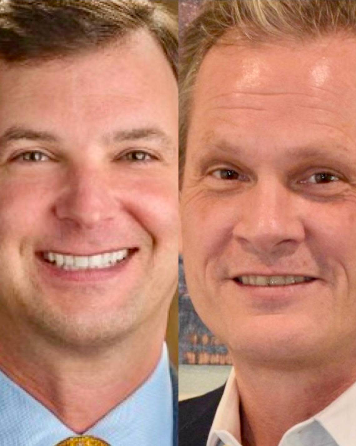 State Rep. Craig Goldman, left, and John O’Shea are the first candidates for U.S. Rep. Kay Granger’s Fort Worth seat in Congress.