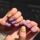 <p>A matte purple and yellow polish will ensure your nails and your Clueless inspired skirt match at all times.</p><p><a href="https://www.instagram.com/p/B16JW0HAaWB/" rel="nofollow noopener" target="_blank" data-ylk="slk:See the original post on Instagram;elm:context_link;itc:0;sec:content-canvas" class="link ">See the original post on Instagram</a></p>