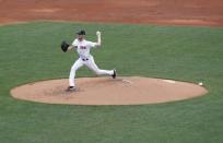 Jun 24, 2018; Boston, MA, USA; Boston Red Sox starting pitcher Chris Sale (41) throws a pitch against the Seattle Mariners in the second inning at Fenway Park. Mandatory Credit: David Butler II-USA TODAY Sports