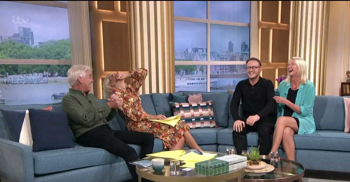 Phillip Schofield and Holly Willoughby couldn't stop laughing (Photo: ITV)