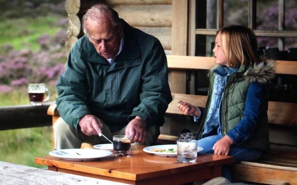 Mike Tindall's eldest daughter, Mia, and her great-grandfather Prince Philip - The Duchess of Cambridge