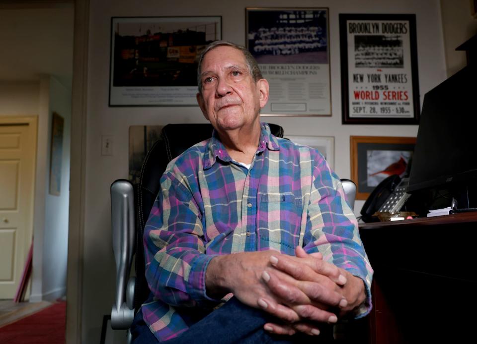 Jeff Mortimer, 76, in his home office in Ann Arbor on Nov 16, 2022.
Mortimer has been waiting more than a year for his federal income tax refund of $933 and isn’t sure what is taking so long to get that refund and why.