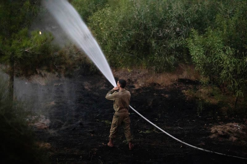 Dousing the flames: Israel battles Gaza fire balloons blazes