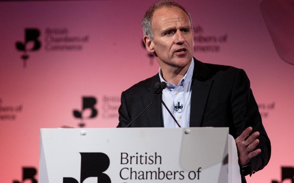 LONDON, ENGLAND - MARCH 28: Tesco CEO Dave Lewis speaks at the annual British Chambers of Commerce conference on March 28, 2019 in London, England. (Photo by Jack Taylor/Getty Images) - Jack Taylor/Getty Images Europe