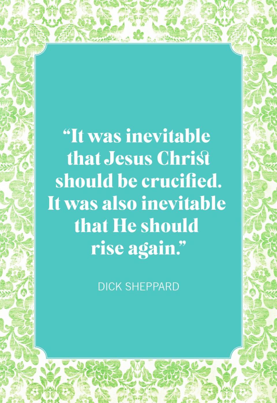 dick sheppard easter quotes