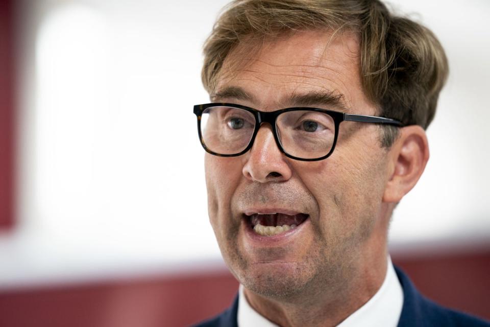 Tobias Ellwood raised concerns over the apparent leak (Jordan Pettitt/PA) (PA Archive)