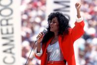 <p>Diana Ross might have been wide of the mark but she still found plenty to sing about at the USA 94 opening ceremony </p>