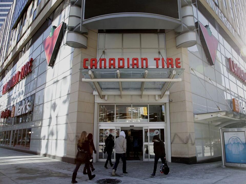  A Canadian Tire store in Toronto.