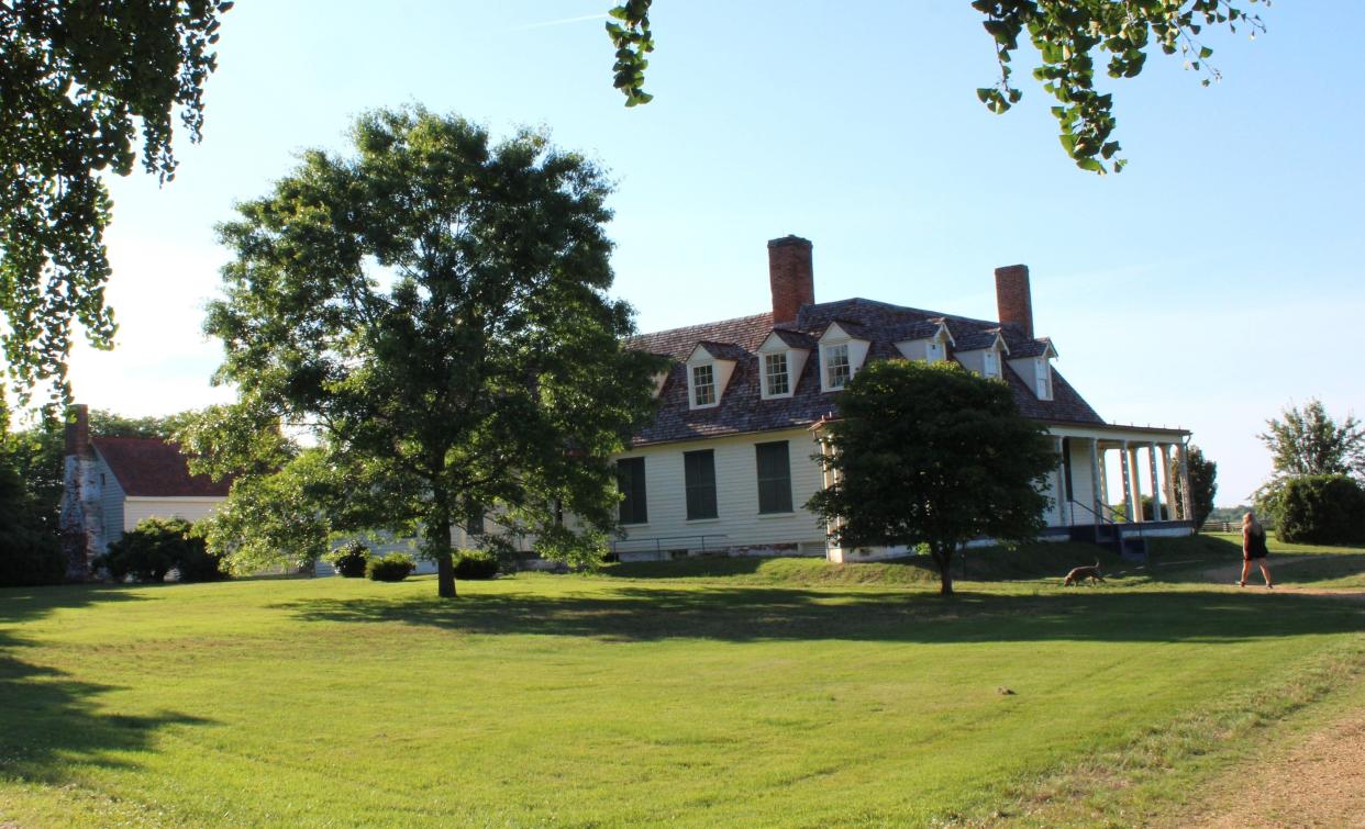 The Appomattox Plantation House at historic City Point in Hopewell, Virginia on May 21, 2024.