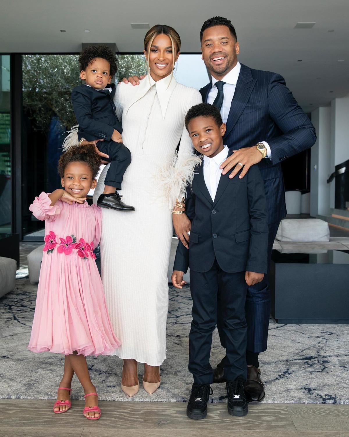 Russell Wilson Takes His and Ciara's Daughter Sienna to Their First  Daddy-Daughter Dance