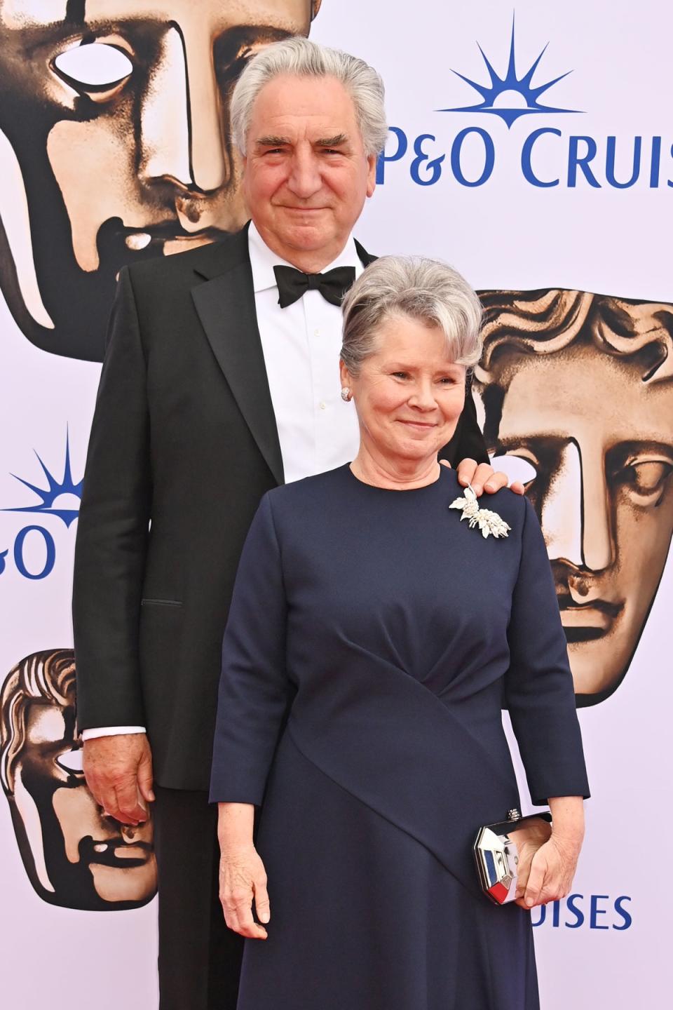 Jim Carter and wife Imelda Staunton (Dave Benett)