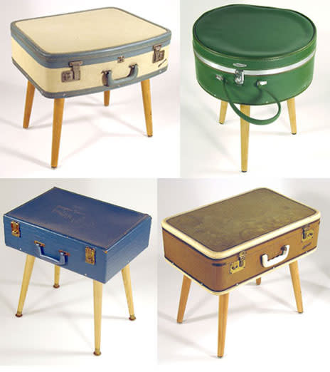 Learn how to turn vintage suitcases into side tables on Curbly.