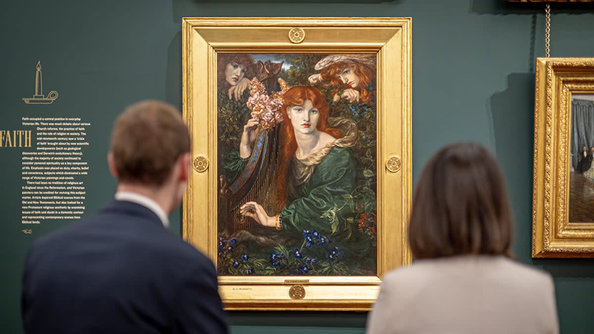 Rossetti's La Ghirlandata at Guildhall art gallery (City of London Corporation)