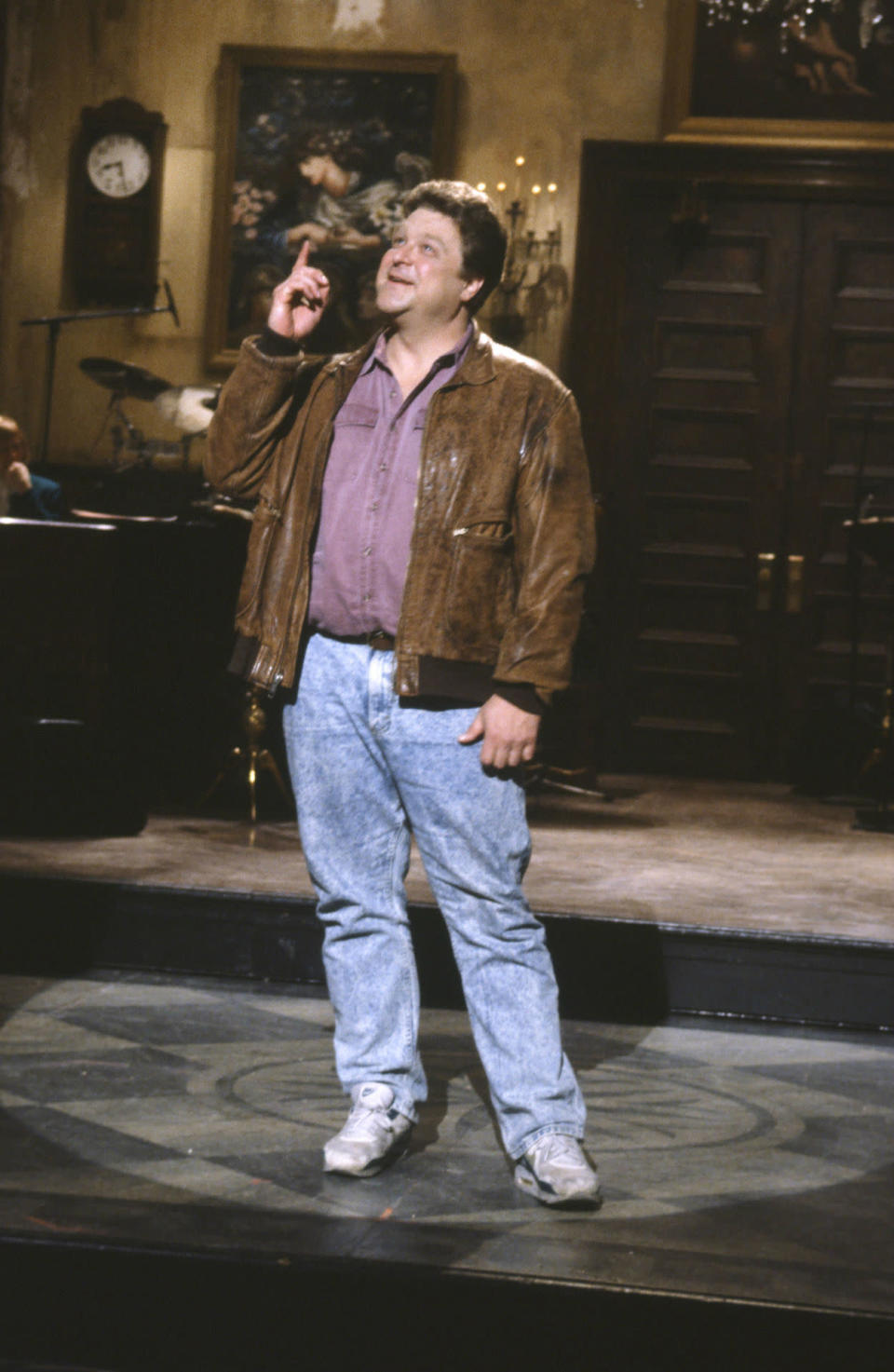 En 1992, cuando también hacía monólogos en ‘Saturday Live Night’, fue una de las épocas en las que más delgado estaba. (Foto: NBC / NBC Universal / Getty Images).