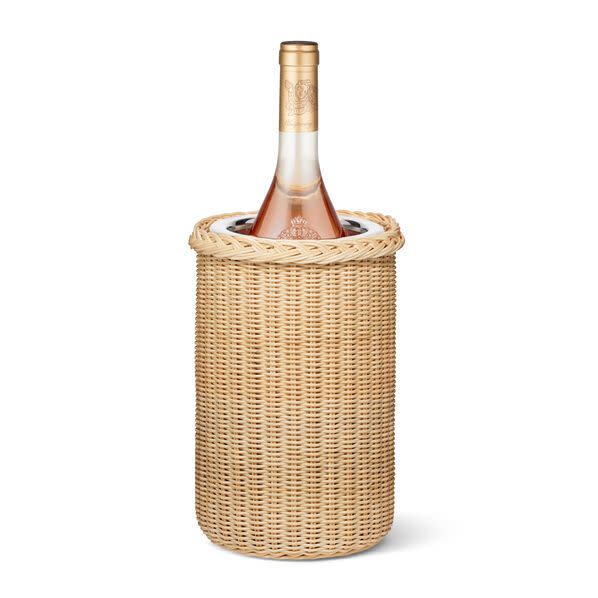 <p><strong>AERIN</strong></p><p>aerin.com</p><p><strong>$195.00</strong></p><p><a href="https://www.aerin.com/freya-wicker-wine-cooler/21122048.html" rel="nofollow noopener" target="_blank" data-ylk="slk:Shop Now;elm:context_link;itc:0;sec:content-canvas" class="link ">Shop Now</a></p><p>Keep your wine chilled in the summer sun with the Freya Wicker Wine Cooler by Aerin.</p>