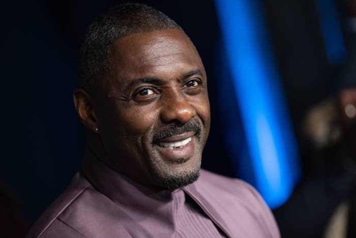 Closeup of Idris Elba