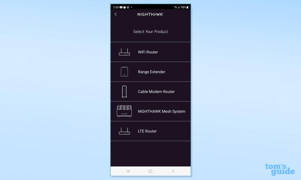 Netgear RS700S app screenshot