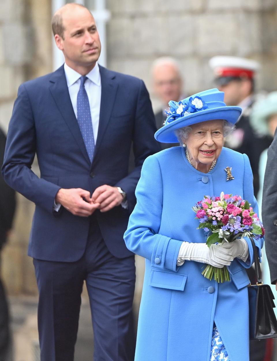 The Queen And The Duke Of Cambridge Attend The Ceremony of the Keys