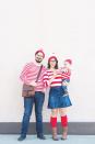 <p>Here's a <em><a href="https://lovelyindeed.com/wheres-waldo-costume-family-halloween/" rel="nofollow noopener" target="_blank" data-ylk="slk:Where's Waldo?;elm:context_link;itc:0;sec:content-canvas" class="link ">Where's Waldo?</a></em> group costume idea that will satisfy each person in your family from mom and pop to tot.</p>