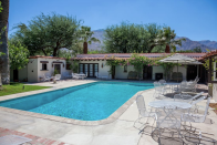 <p>You can stay in this private retreat in Palm Springs, Calif., that was once owned by famous singer and actor Bing Crosby for $912 a night.<br> The home’s main appeal is likely its massive pool, which includes a wet bar. The patio area also has a ping pong table and boasts a view of the San Jacinto Mountains. (Airbnb) </p>