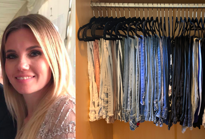 Christie Harvey has started a profitable business organising and decluttering other people's wardrobes. (Caters)