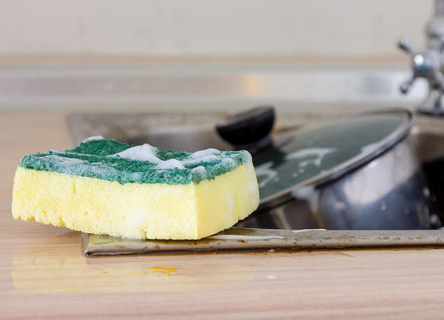 How Worried Should I Be About Bacteria on Kitchen Sponges?