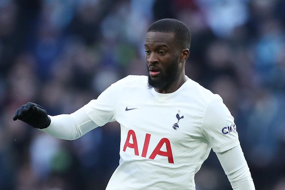 Tottenham are hoping to offload record signing Tanguy Ndombele to Paris Saint-Germain before Monday’s transfer deadline (Tottenham Hotspur FC via Getty Images)