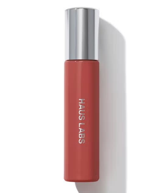 Haus Labs Atomic Shake Long Lasting Liquid Lipstick in shade Sepia Shine [Photo via Haus Labs]