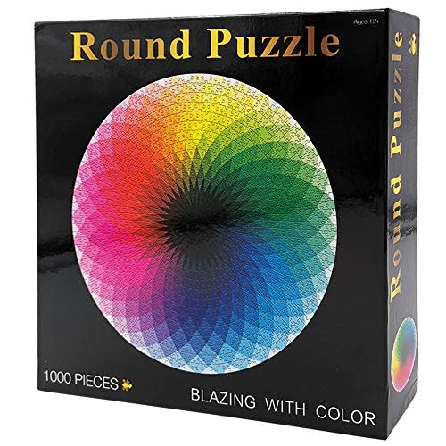 Moruska 1000 Piece Gradient Rainbow Jigsaw Puzzle (Amazon / Amazon)