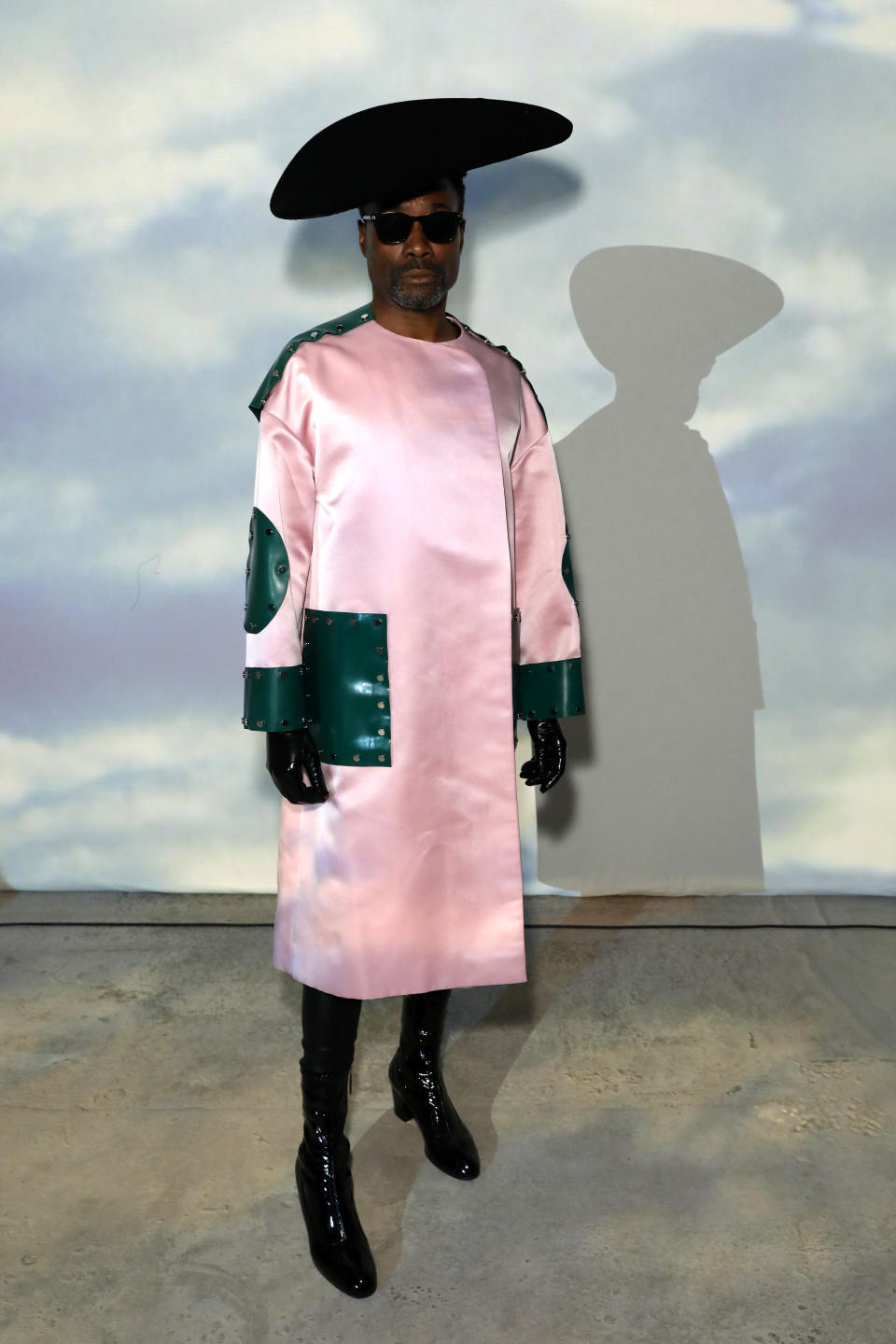 Billy Porter at the Christopher Kane show during London Fashion Week September 2019