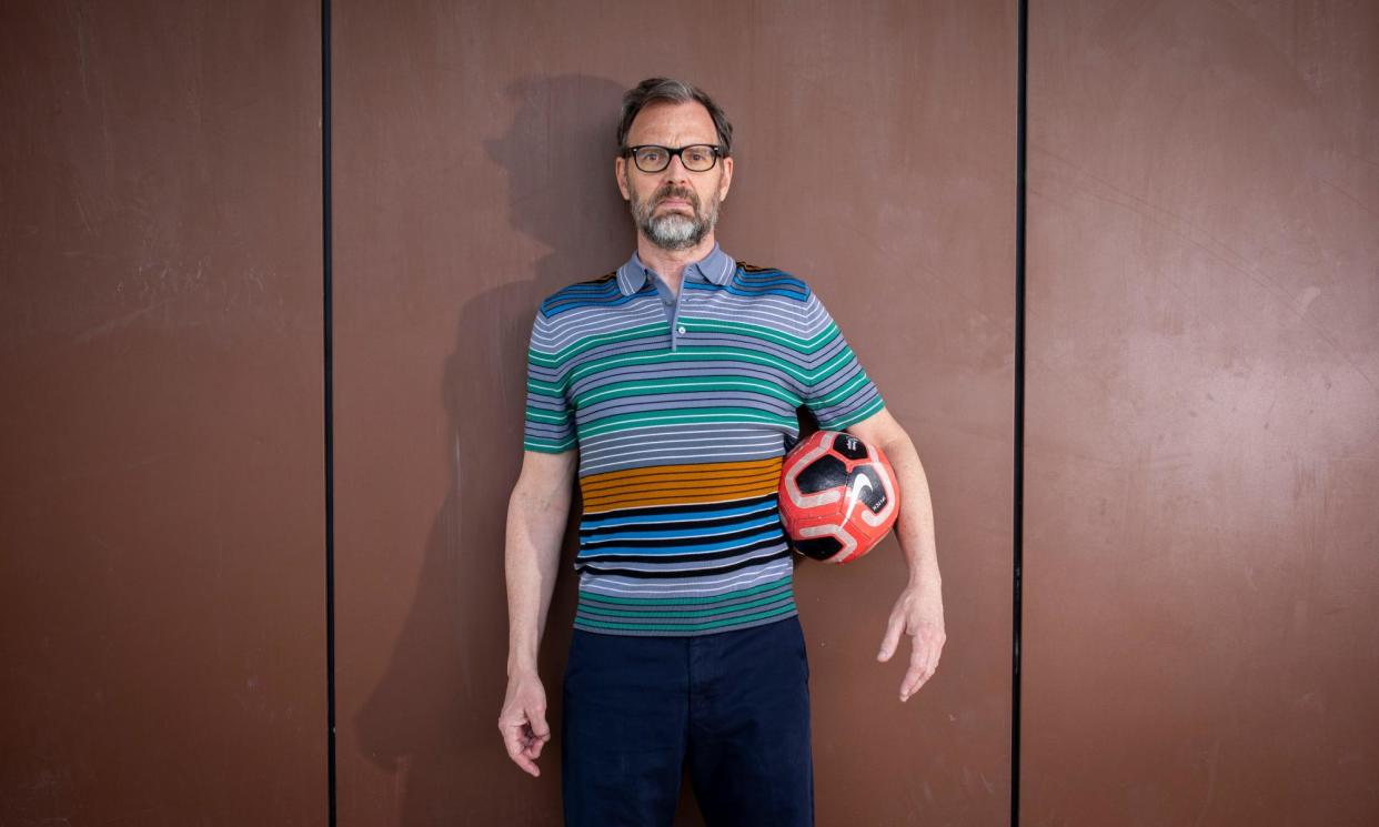 <span>‘There are goosebumps on my arms’: Tim Dowling wears a short-sleeved polo sweater from Paul Smith.</span><span>Photograph: Alicia Canter/The Guardian</span>