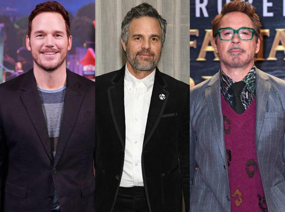 Chris Pratt, Mark Ruffalo, Robert Downey Jr