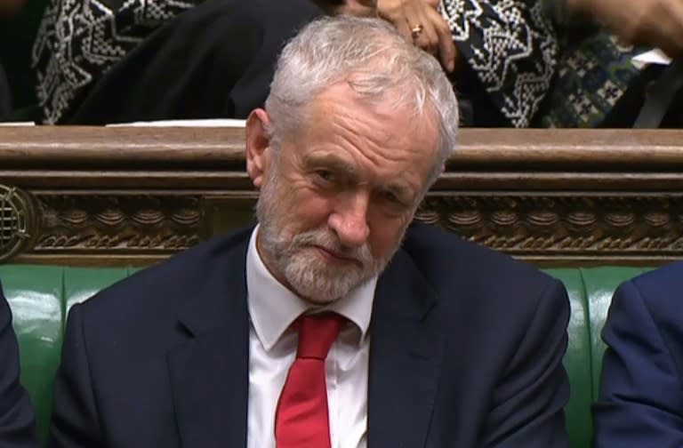 Labour leader Jeremy Corbyn said he would only sit down with May if she ruled out a "no-deal Brexit"