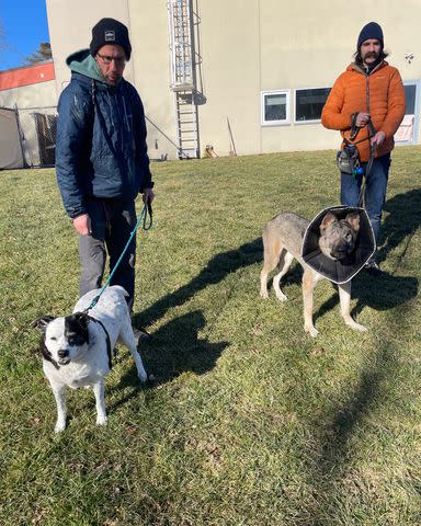 <p>Dutchess County SPCA</p> Nibs and Kaylee enjoying the outdoors